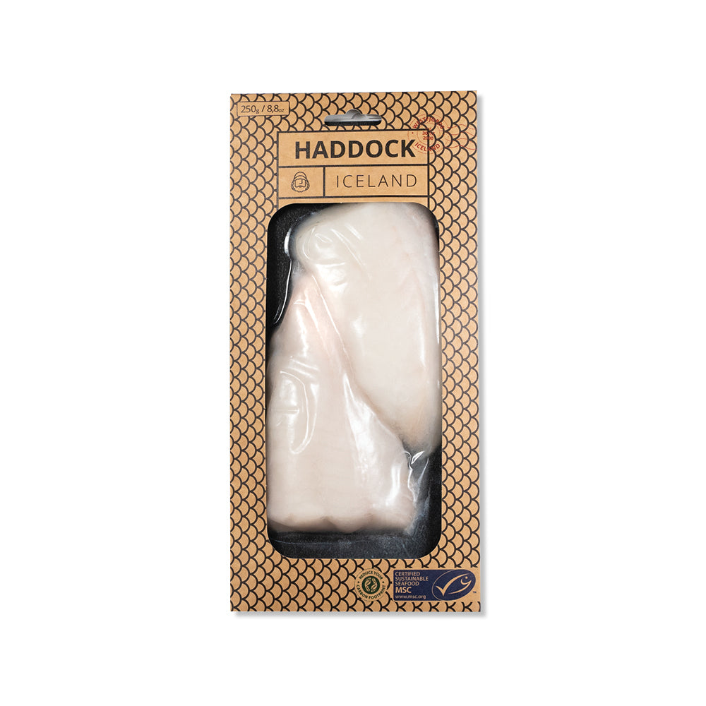Haddock, 250gr - Skinless, boneless (Frozen)