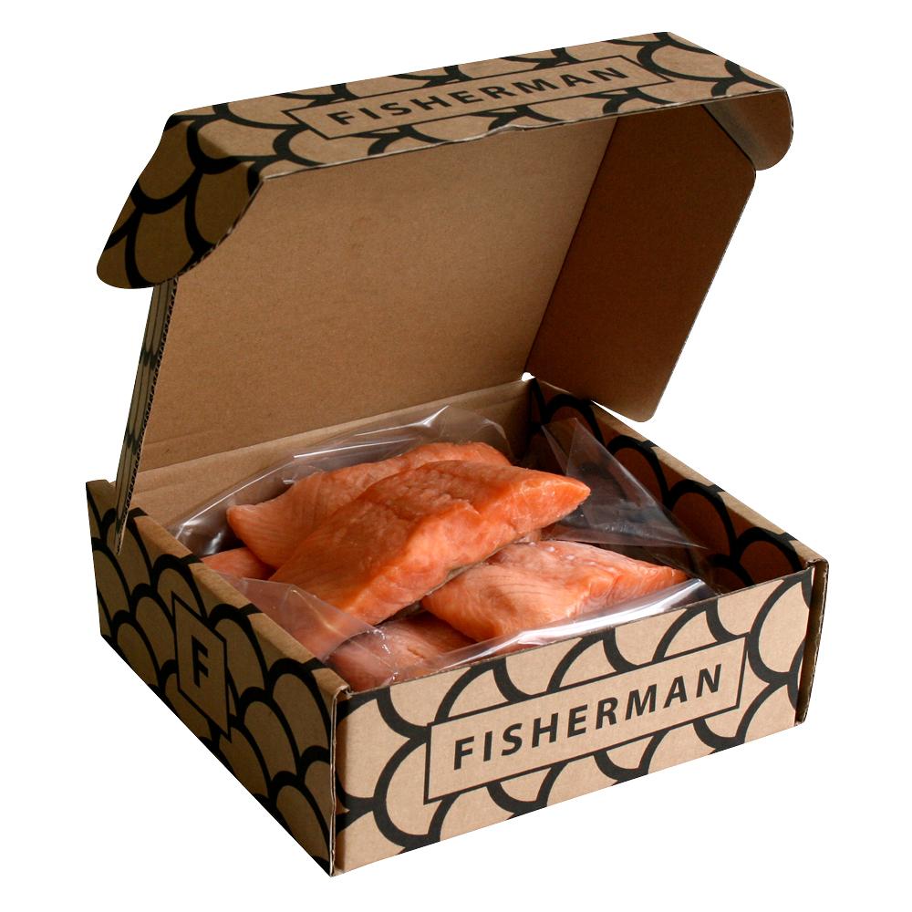 Salmon, 1,5kg - Skin on, boneless, Smartbox (Frozen)